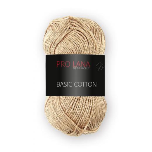 Pro Lana Basic Cotton - hellbraun (Farbe 08)