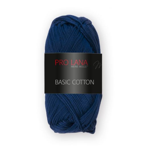 Pro Lana Basic Cotton - dunkeljeans (Farbe 150)