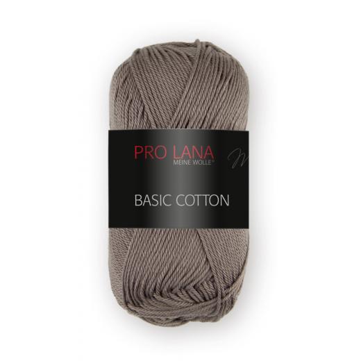 Pro Lana Basic Cotton - softbraun (Farbe 18)