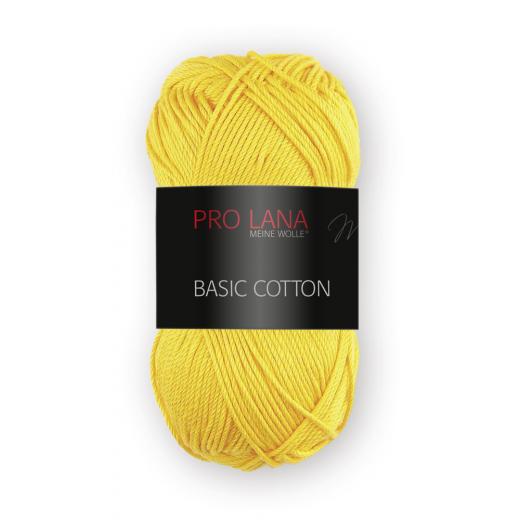 Pro Lana Basic Cotton - gelb (Farbe 22)