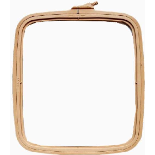 Nurge rechteckiger Kunststoffstickrahmen - 9,5x11 cm - Beige