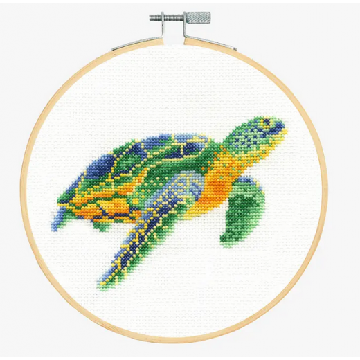 DMC - Wasserschildkröte mit Stickring