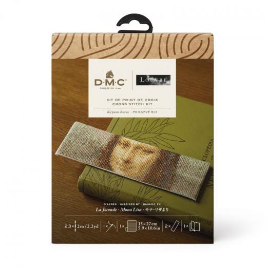 Stickpackung DMC - Lesezeichen Mona Lisa - Collection Louvre 5x17 cm