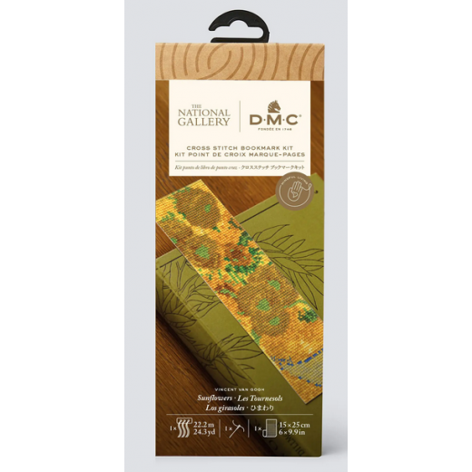 DMC - van Gogh - Lesezeichen Sonnenblumen (Stickpackung)