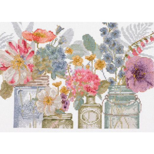 DMC - Blumen in Aquarell