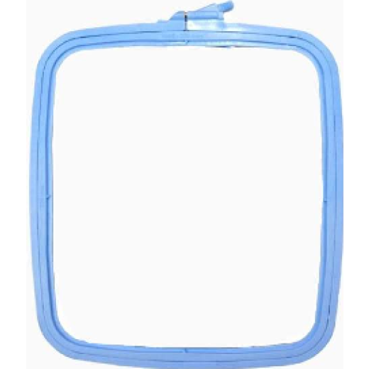 Nurge rechteckiger Kunststoffstickrahmen - 14,5x16,5 cm - Blue