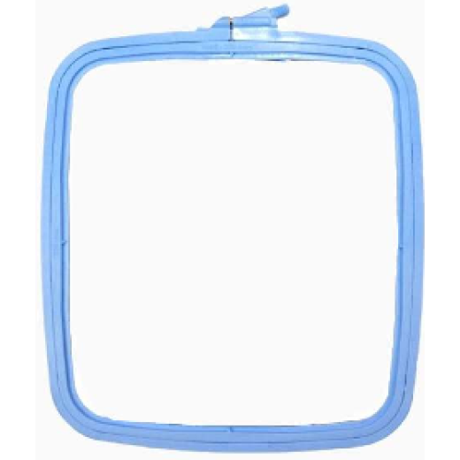 Nurge rechteckiger Kunststoffstickrahmen - 19,5x22 cm - Blue