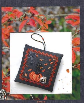 Stickvorlage Cotton Pixels - Autumn Cat