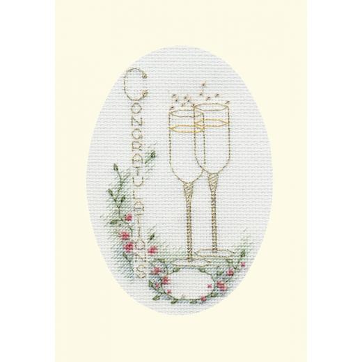 Congratulations - Bothy Threads Rose Swalwell (Stickpackung)