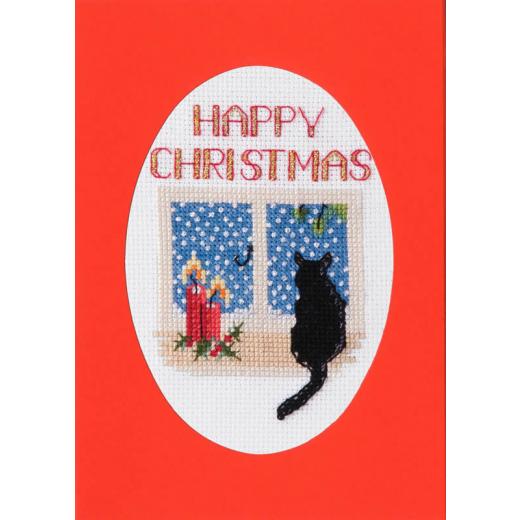 Bothy Threads Rose Swalwell - Christmas Cat