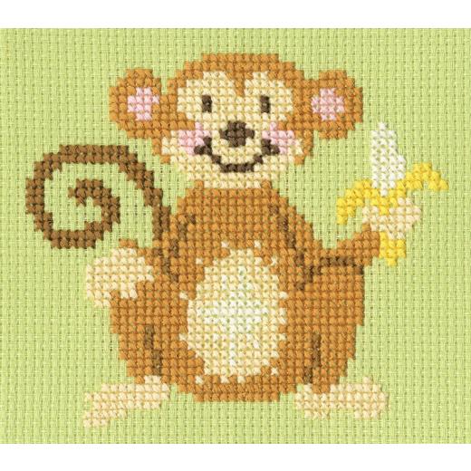 Bothy Threads Little Stitchers - Monkey Madness