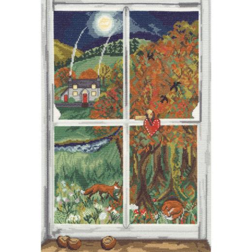 Bothy Threads Lizzie Spikes - Conker Window