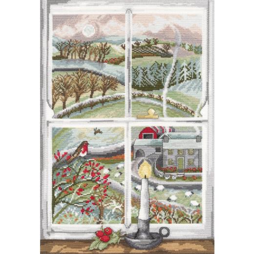 Bothy Threads Lizzie Spikes - Rosehip Window