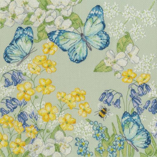 Aquamarine Meadow - Bothy Threads Karen Tye Bentley (Stickpackung)