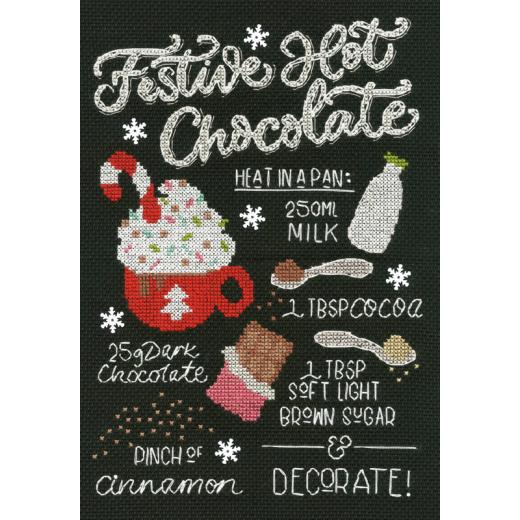 Bothy Threads Letters by Julia - Festive Hot Chocolate