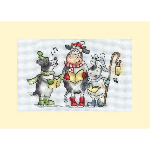 Woof, Moo, Baa! - Bothy Threads Kate Garrett (Stickpackung)