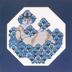Haandarbejdets Fremme - Blaue Dame