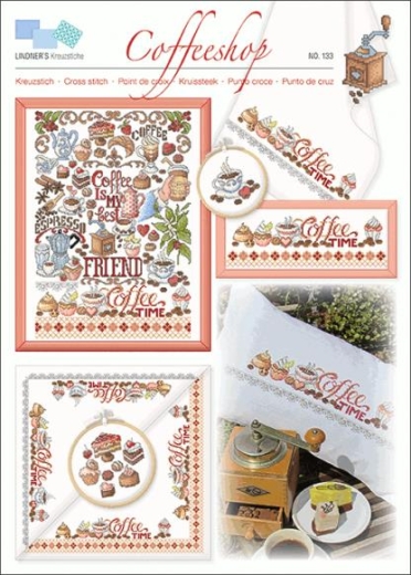 Coffeeshop - Lindners Kreuzstiche (Stickvorlage)
