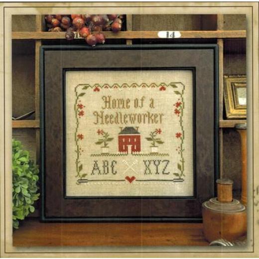 Little House Needleworks - Home of a Needleworker Squared mit Stickgarn (Ausverkauf)