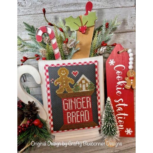 Gingerbread Spool - Crafty Bluebonnet Designs (Stickvorlage)