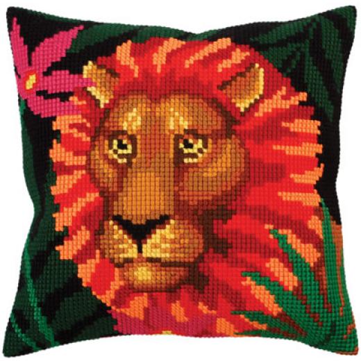Night Jungle - Kreuzstichkissen Collection dArt