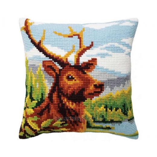 By the Mountain River - Kreuzstichkissen Collection dArt