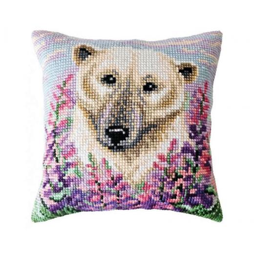 Polar Bear - Kreuzstichkissen Collection dArt
