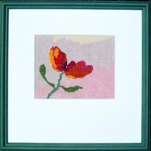 Fremme Stickpackung - Mohnblume pink