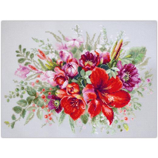 Magic Needle - Stickbild Amaryllis Bouquet
