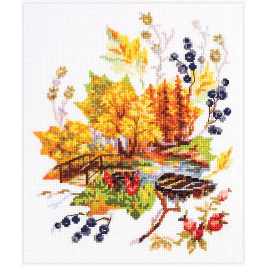 Magic Needle - Stickbild Autumn Elegy