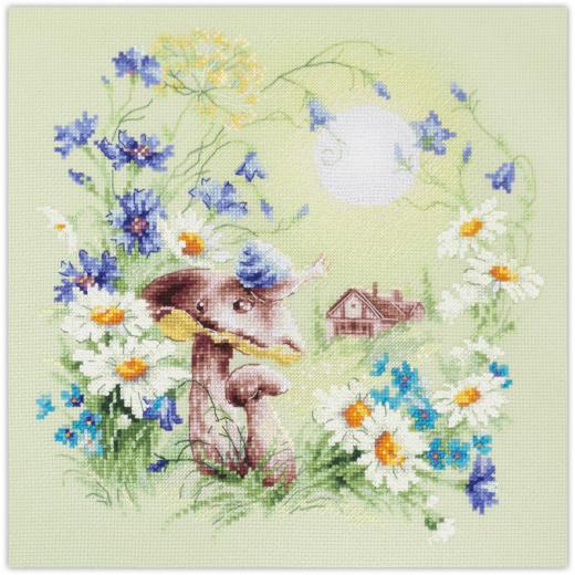 Magic Needle - Stickbild Meadow Stories Snail