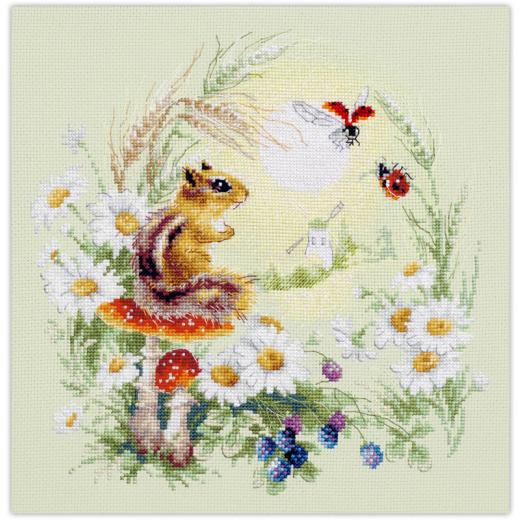 Magic Needle - Stickbild Meadow Stories Chipmunk