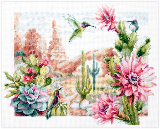 Magic Needle - Stickbild Wild West Flowers