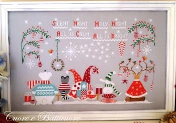 Stickvorlage Cuore E Batticuore - La Notte Di Natale (Silent Night) - Ausverkauf