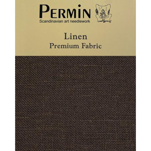 Wichelt Permin Leinen - Espresso - 50x70 cm