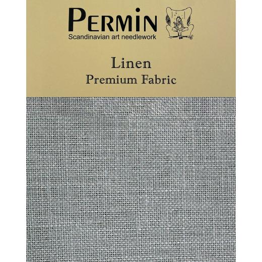 Wichelt Permin Leinen - Twilight Blue/Smokey Pearl 50x70 cm