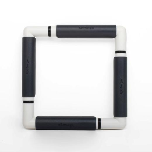 Nurge Clip (Snap) Frame 21x21 cm grau - Stickrahmen Clip-System