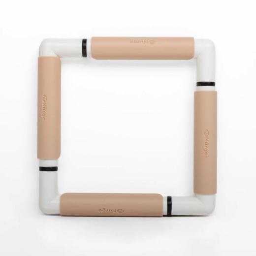 Nurge Clip (Snap) Frame 21x21 cm beige - Stickrahmen Clip-System
