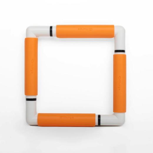Nurge Clip (Snap) Frame 21x21 cm orange - Stickrahmen Clip-System