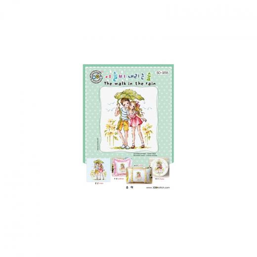 The Walk in the Rain - Soda Stitch (Stickvorlage) - Ausverkauf