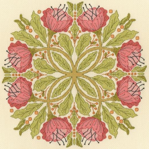 Bothy Threads - Celtic Poppies (Stickpackung)