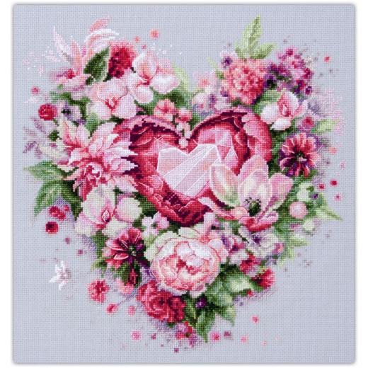Magic Needle - Blooming Heart (Stickpackung)