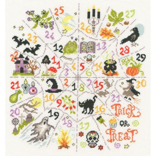 Bothy Threads - Countdown To Halloween (Stickpackung)
