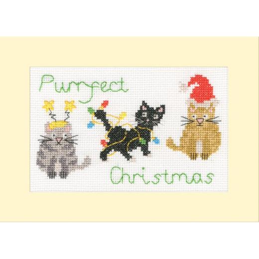 Purrfect Christmas - Bothy Threads Hannah Dale (Stickpackung)
