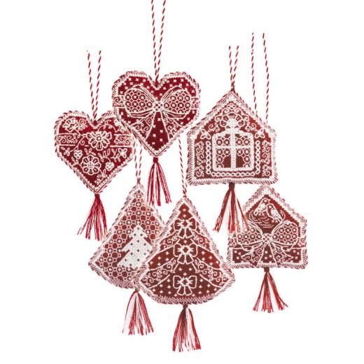 Stickpackung Riolis - Christmas Ornaments Gingerbread Patterns