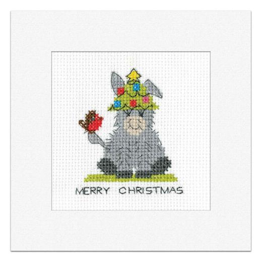 Donkey Card - Tree Hat - Heritage Crafts (Stickpackung)