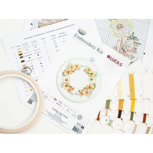Luca-S - Floral Rhythm mit Stickring