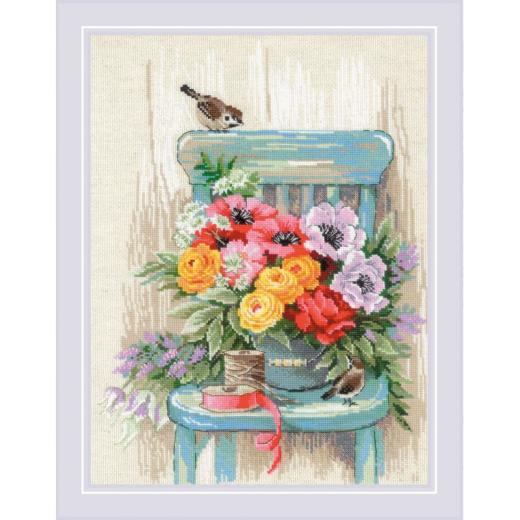 Garden Flowers - Riolis (Stickpackung)
