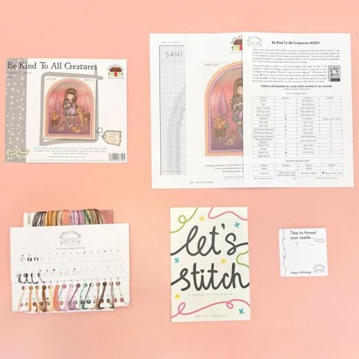 Stickpackung Bothy Threads - Gorjuss - Be Kind To All Creatures