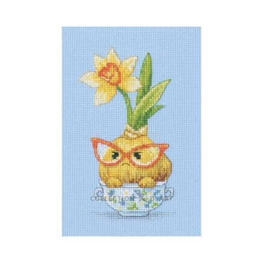 Stickpackung Collection d'Art - Grumpy Daffodil